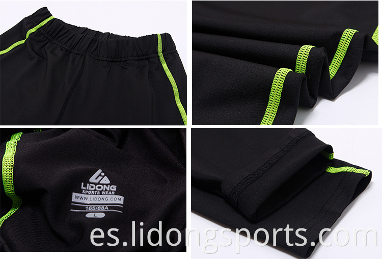 Gimnasio al por mayor Yoga Sports Usar pantalones de compresión seca rápida Men Pantalones convertibles